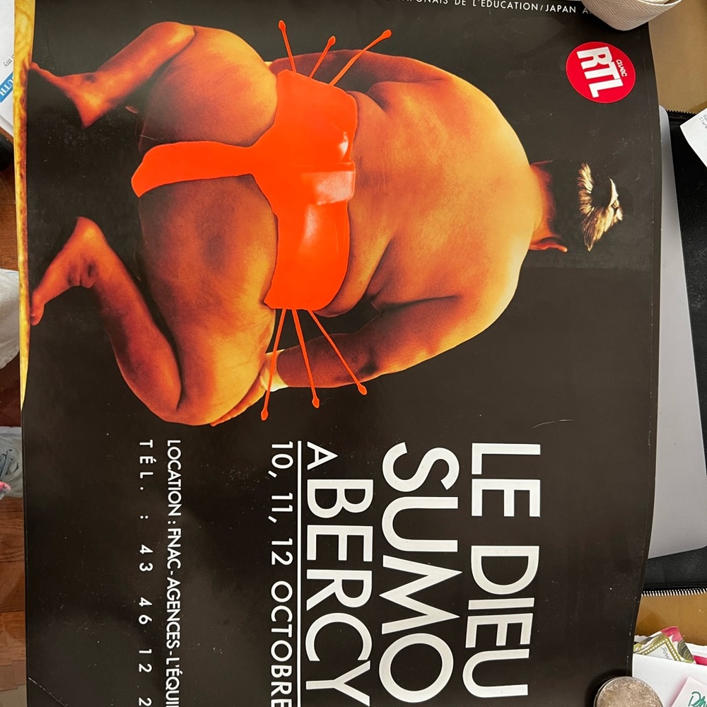 Sumo Wrestling Event Poster
